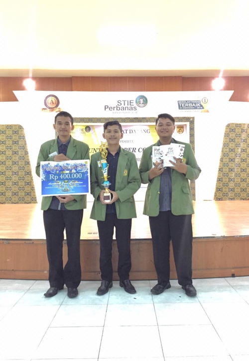 Mahasiswa Akuntansi mendapatkan Juara 4 Pada Accounting Paper Competition di Perbanas