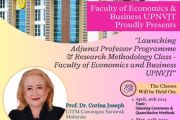 ADJUNCT PROFESSOR PERTAMA DI FEB UPNVJT  PROFESSOR CORINA JOSEPH DARI UITM CAWANGAN SARAWAK MALAYSIA