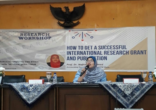 Research Workshop “How To Get A Successful International Research Grant And Publication”.