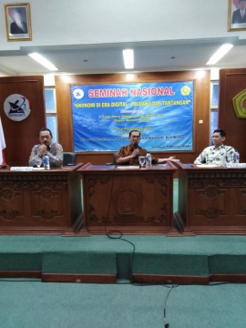 SEMINAR NASIONAL “Ekonomi di Era Digital: Peluang dan Tantangan”