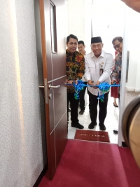 PERESMIAN POJOK STATISTIK, KULIAH TAMU DAN PENANDATANGANAN KERJASAMA FAKULTAS EKONOMI DAN BISNIS DENGAN BPS JAWA TIMUR DAN BNI CABANG GRAHA PANGERAN