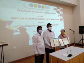 Kunjungan Kerja Fakultas Ekonomi Dan Bisnis  Universitas Jember Di Fakultas Ekonomi dan Bisnis UPN “Veteran” Jawa Timur