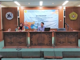 Workshop Penulisan Manuskrip Jurnal Akreditasi dan Pelatihan Mendeley